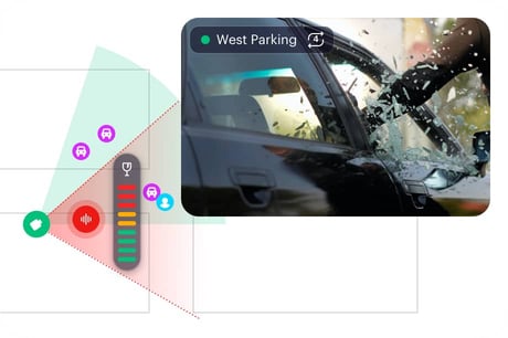 On-camera audio & video analytics