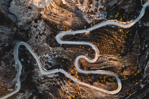 Traveling life’s highway… just when you think the road’s going to zig, it zags