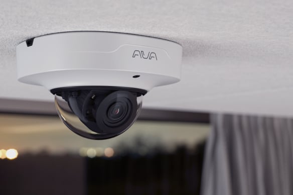 Meet Ava Compact Dome. A security camera for every indoor scenario.